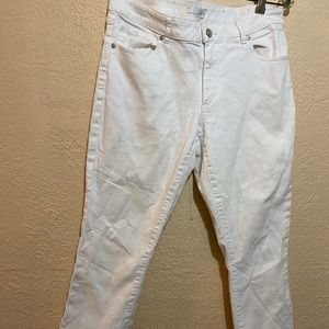 White Jeans by LOFT